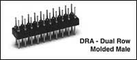 Board to Board Sockets & Adapters - DRA - Dual Row Molded Male