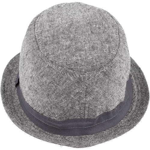 Shielded hat in a light gray color